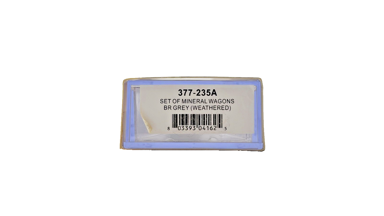 GRAHAM FARISH N GAUGE - 377-235A - SET OF MINERAL WAGONS BR GREY (WEATHERED)