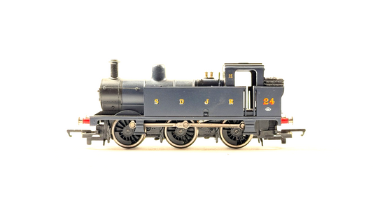 HORNBY 00 GAUGE - CLASS 3F JINTY SDJR SOMERSET DORSET BLUE NO.24 UNBOXED