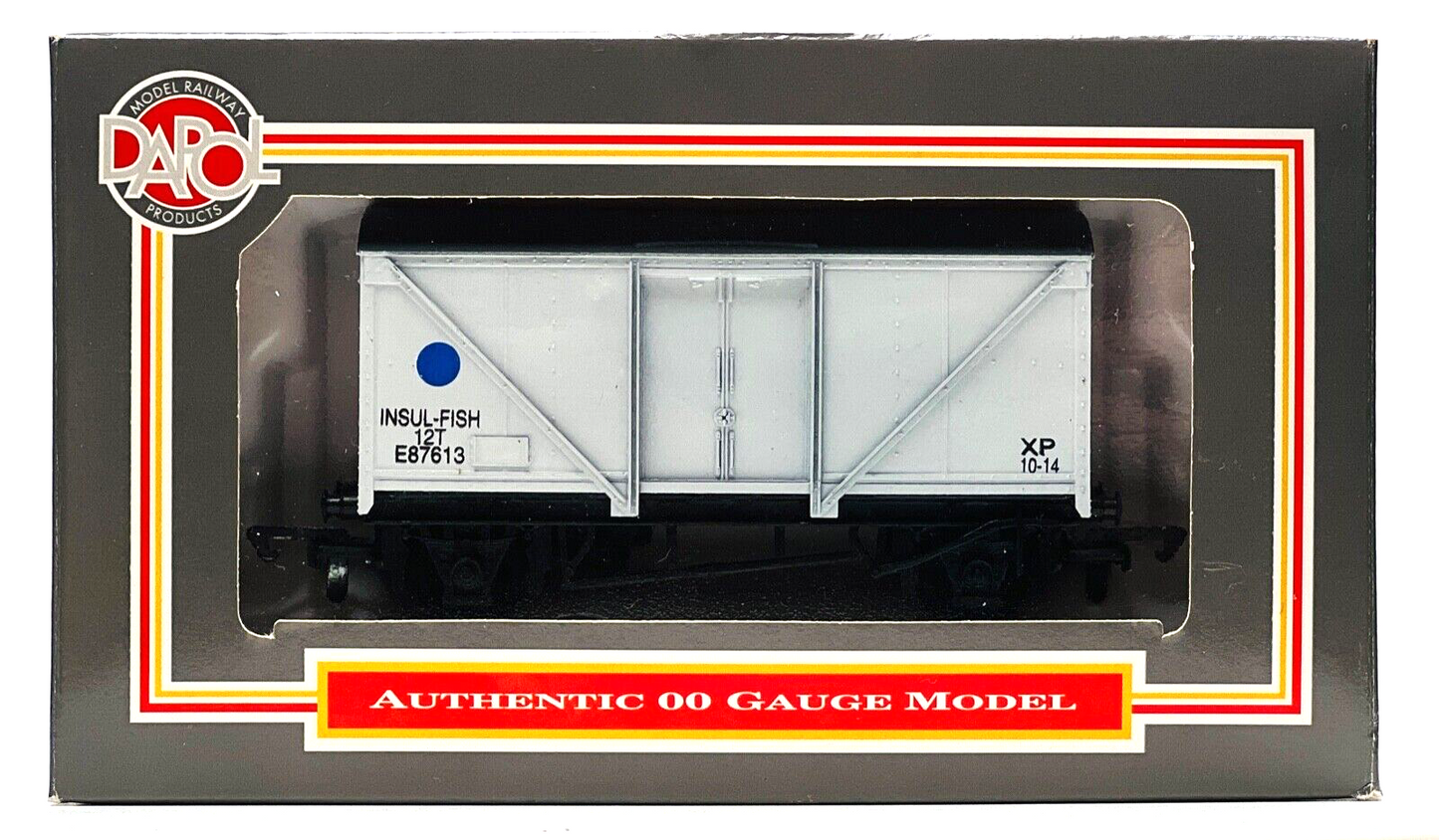 DAPOL 00 GAUGE - 'INSUL-FISH' BLUE SPOT 12T FISH VAN E87613 (LIMITED EDITION)