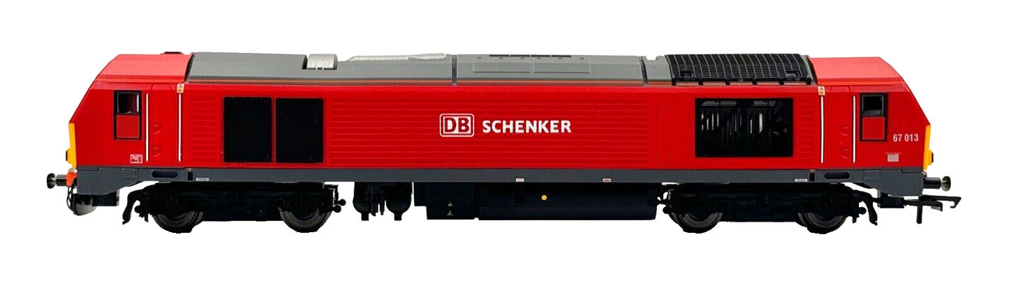 HORNBY 00 GAUGE - R3574 - CLASS 67 DIESEL 67013 DB SCHENKER RED - BOXED