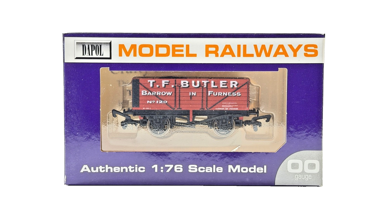 DAPOL 00 GAUGE - T.F BUTLER BARROW IN FURNESS WAGON NO.129 (LIMITED EDITION)