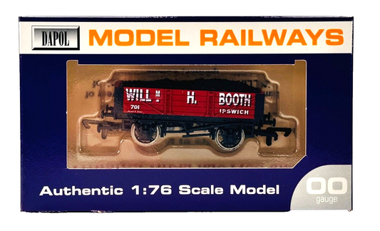 DAPOL 00 GAUGE - WILLIAM H BOOTH OF IPSWICH MID SUFFOLK NO.701 (LIMITED EDITION)