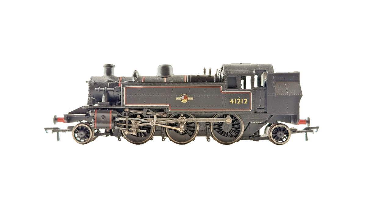 BACHMANN OO GAUGE - 31-455 - IVATT TANK 41212 BR LINED BLACK LATE CREST BOXED