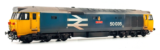 JUST LIKE THE REAL THING O GAUGE - CLASS 50 LARGE LOGO ARK ROYAL 50035 DCC SOUND