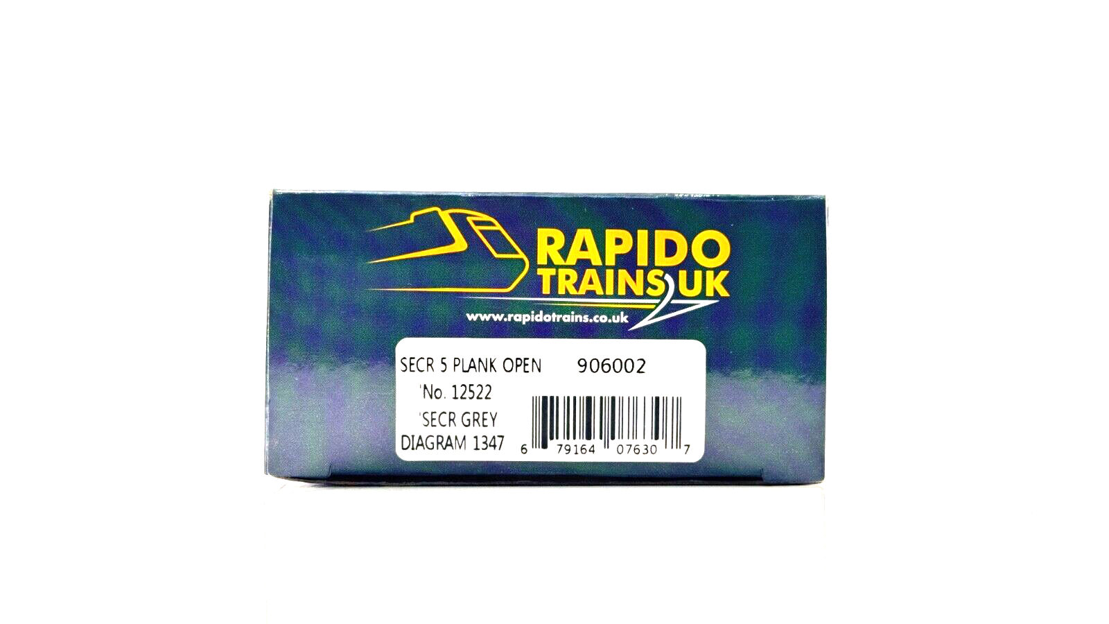 RAPIDO 00 GAUGE - 906002 - SECR 5 PLANK OPEN 12522 GREY DIAGRAM 1347 - BOXED