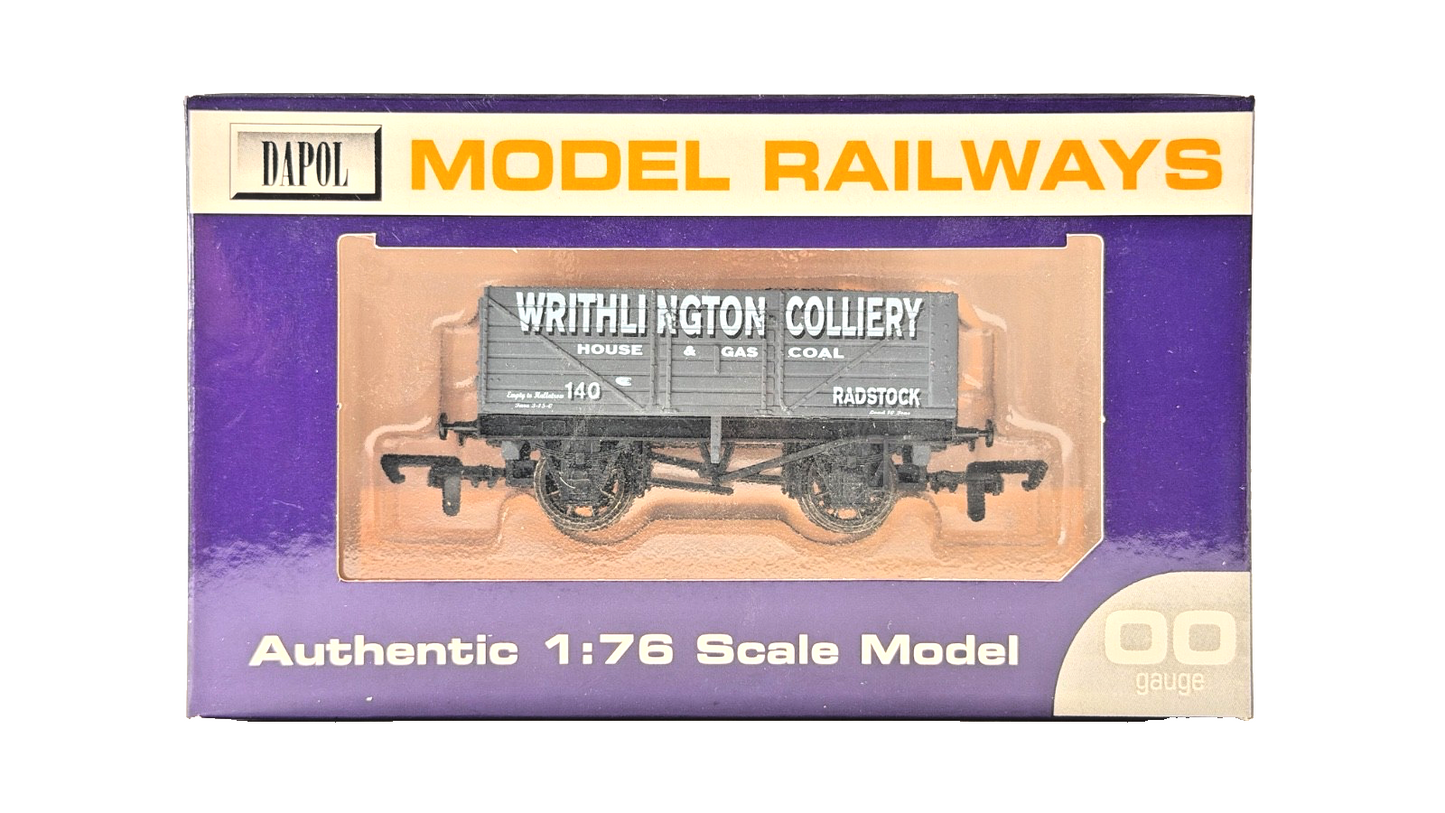 DAPOL 00 GAUGE - WRITHLINGTON COLLIERY COAL RADSTOCK WAGON 140 (LIMITED EDITION)