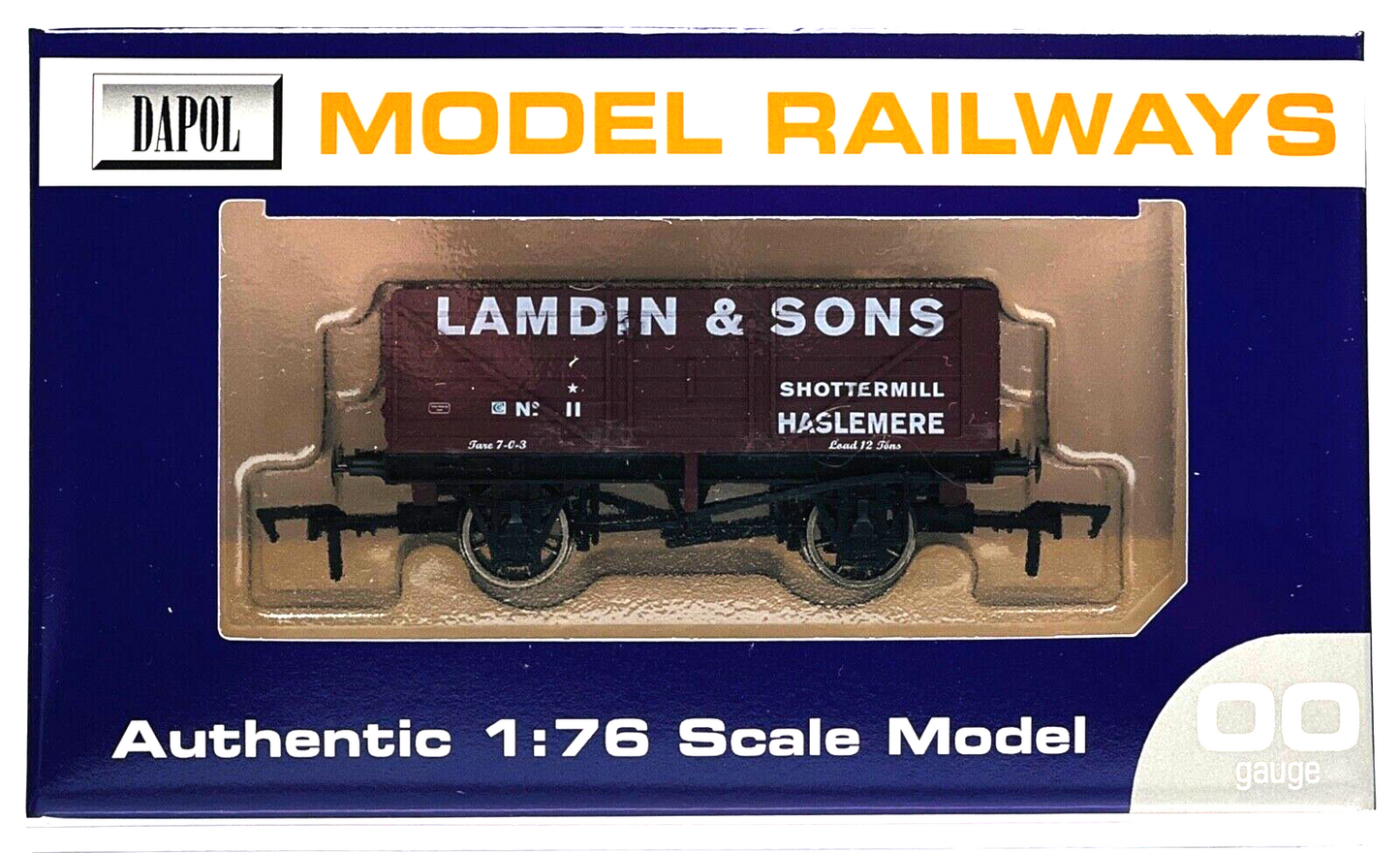 DAPOL 00 GAUGE - LAMDIN & SONS HASLEMERE SHOTTERMILL NO.11 LBSCR (WESSEX WAGONS)