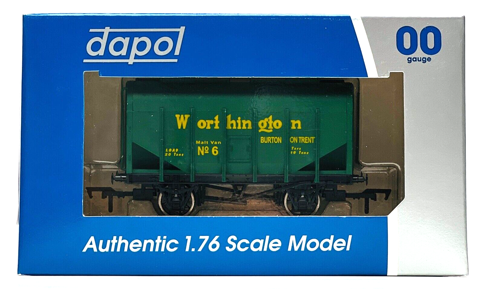 DAPOL 00 GAUGE - 'WORTHINGTON' MALT VAN BURTON ON TRENT NO.6 (LIMITED EDITION)