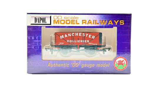 DAPOL 00 GAUGE - MANCHESTER COLLIERIES PLANK WAGON NO.8785 (LIMITED EDITION)