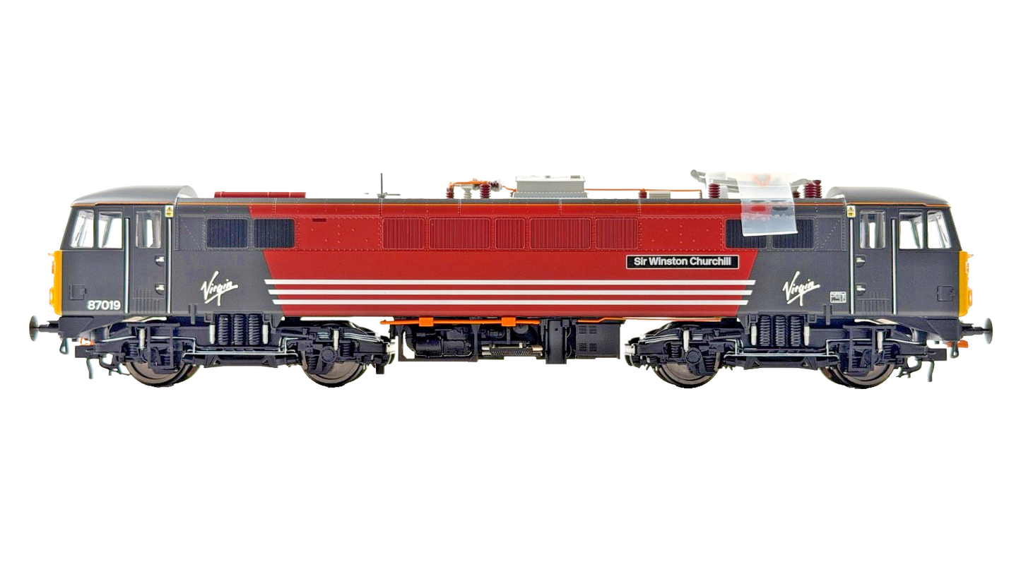 HORNBY OO GAUGE - R3656 - CLASS 87 LOCO 87019 VIRGIN TRAINS WINSTON CHURCHILL
