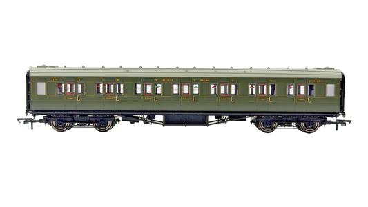 HORNBY OO GAUGE - SR SOUTHERN MAUNSELL FIRST CLASS COACH 7224 - UNBOXED