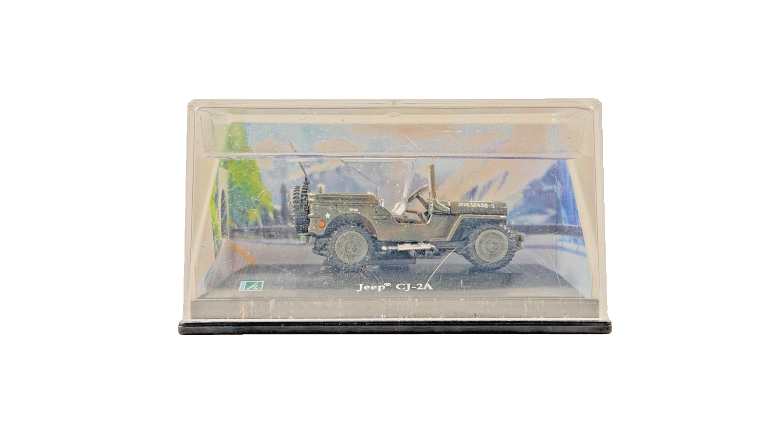 CARARAMA 1/72 SCALE - ARMY JEEP CJ-2A MILITARY GREEN - BOXED