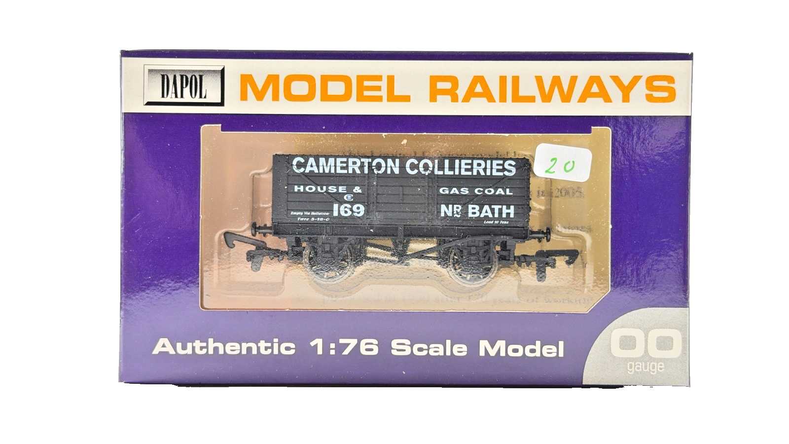 DAPOL 00 GAUGE - CAMERTON COLLIERIES HOUSE GAS COAL BATH 169 (LIMITED EDITION)