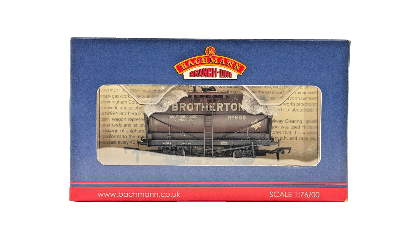 BACHMANN 00 GAUGE - 37-650U - 14 TON TANK WAGON BROTHERTON NO.808 (WARLEY)