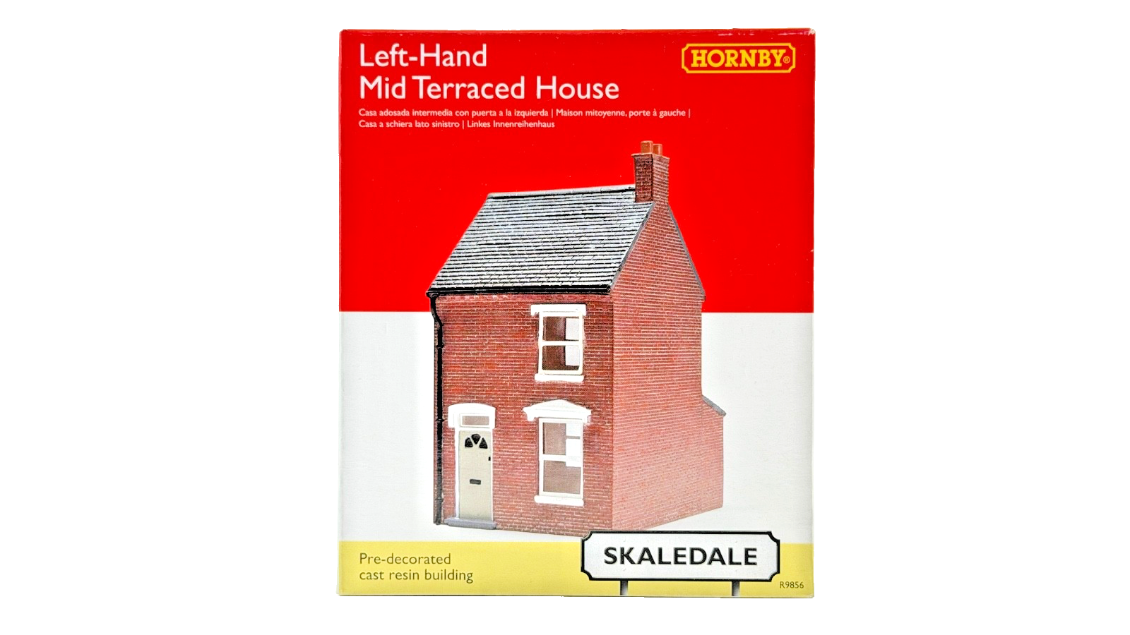 HORNBY OO GAUGE SKALEDALE - R9856 - LEFT HAND MID TERRACED HOUSE - NEW