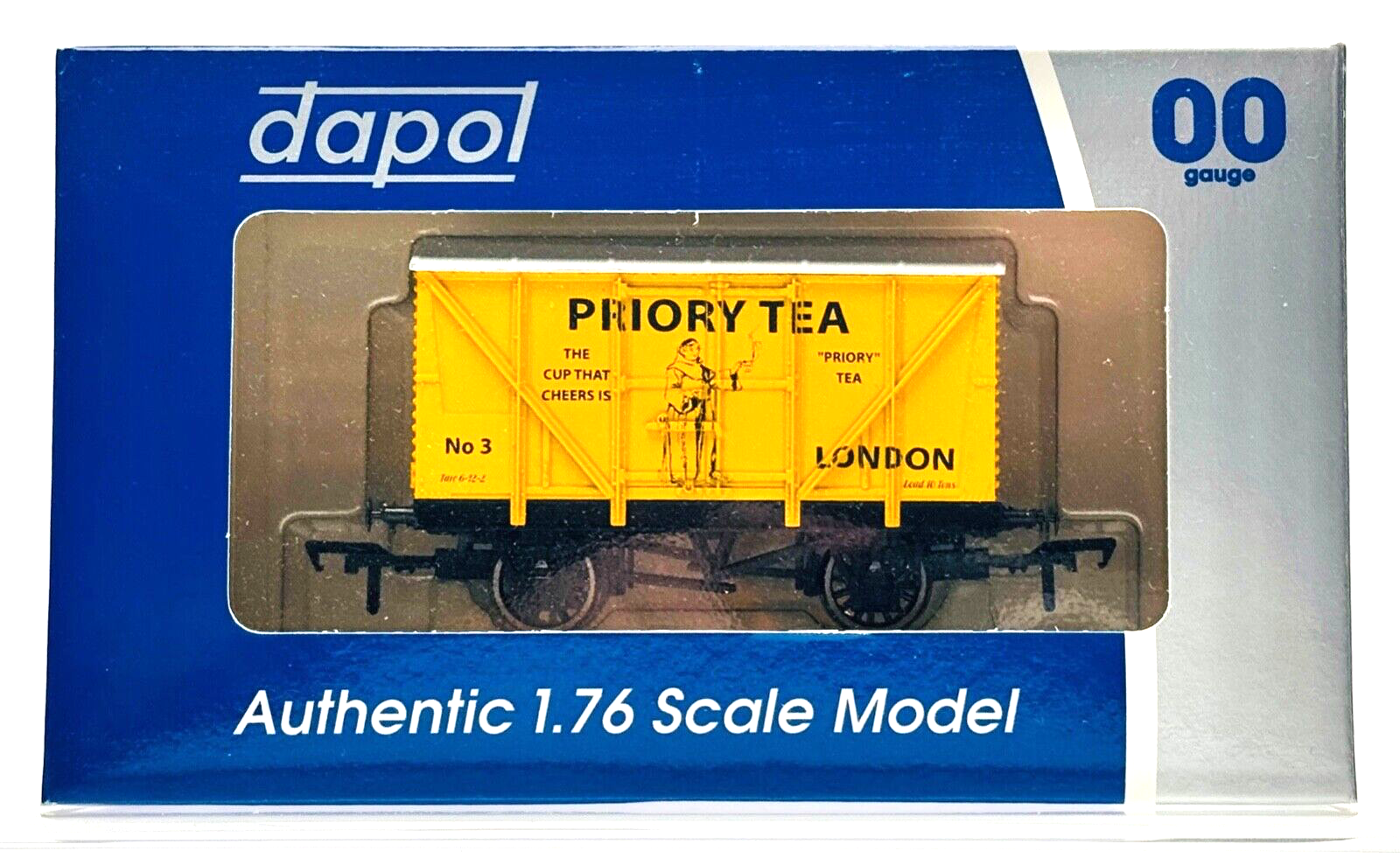 DAPOL 00 GAUGE - 'THE CUP THAT CHEERS IS' PRIORY TEA LONDON (BURNHAM LIMITED ED)