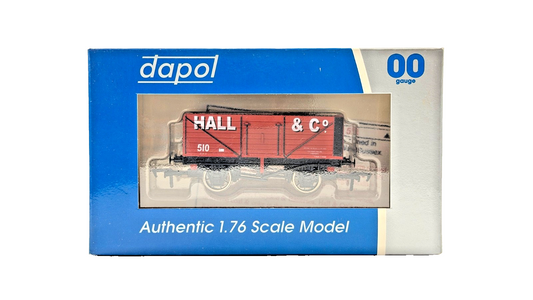 DAPOL 00 GAUGE - HALL & CO VICTORIA WHARF CROYDON WAGON 510 (LIMITED EDITION)