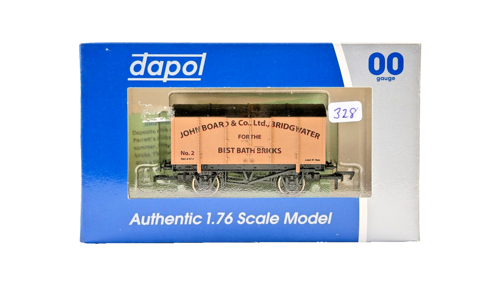 DAPOL 00 GAUGE - JOHN BOARD & CO BRIDGWATER BEST BATH BRICKS (LIMITED EDITION)