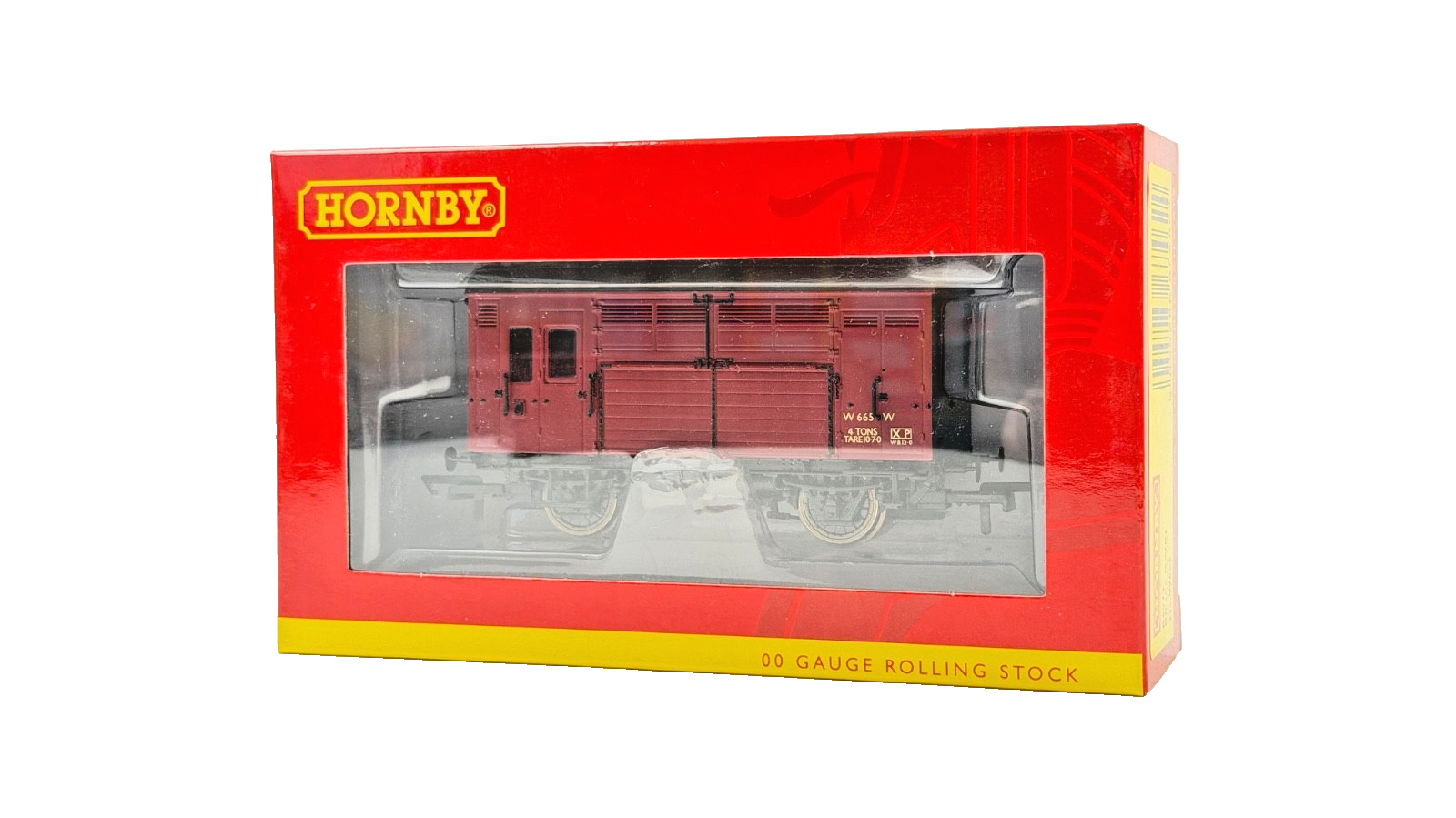 HORNBY 00 GAUGE - R6973 - BR (EX GWR) HORSE BOX WAGON NO.W665 NEW