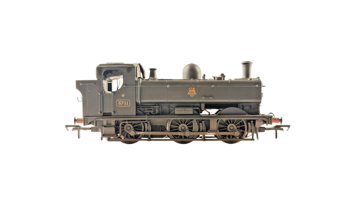 BACHMANN 00 GAUGE - 32-209 - CLASS 8750 PANNIER TANK 3711 BR BLACK DCC SOUND