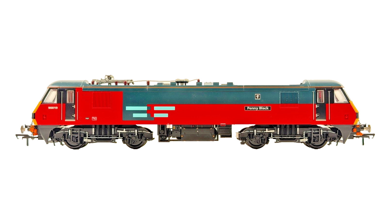 BACHMANN 00 GAUGE - 32-614 - CLASS 90 ELECTRIC 90019 RAIL EXPRESS PENNY BLACK