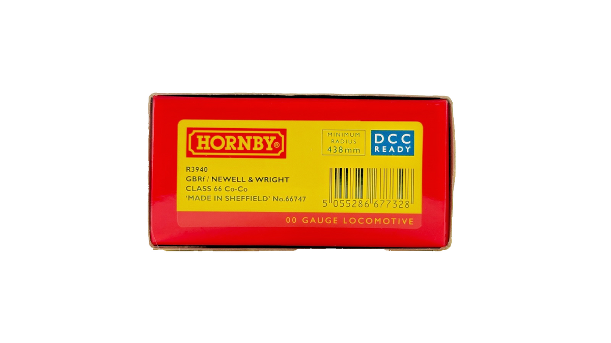 HORNBY OO GAUGE - R3940 - CLASS 66 DIESEL 66747 GBRF NEWELL WRIGHT TMC WEATHERED
