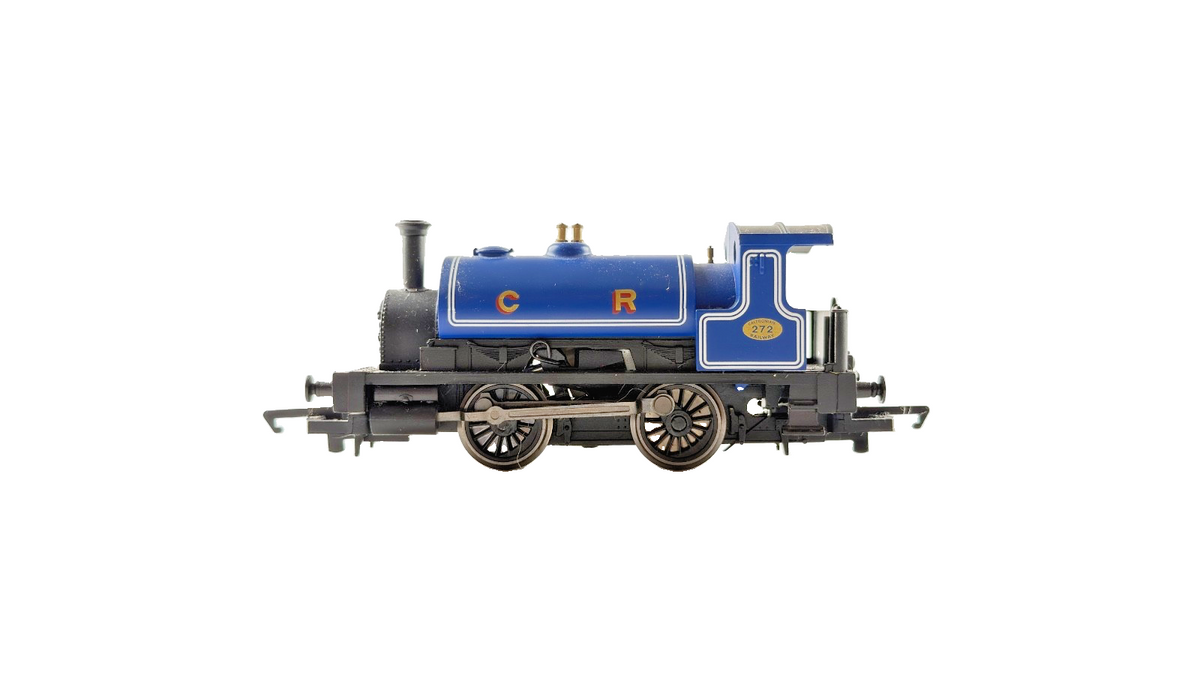 HORNBY OO GAUGE - R2672 - CALEDONIAN RAILWAYS BLUE 0-4-0 TANK ENGINE NO.272