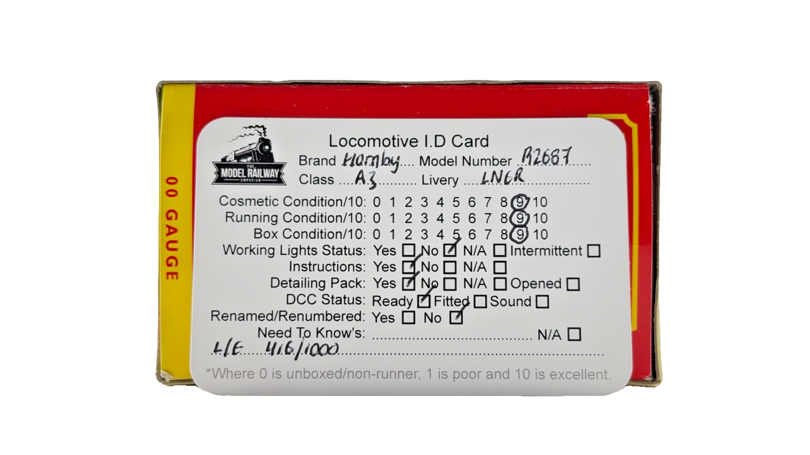 HORNBY OO GAUGE - R2687 - LNER 4-6-2 CLASS A3 FLYING SCOTSMAN ALICE SPRINGS RARE