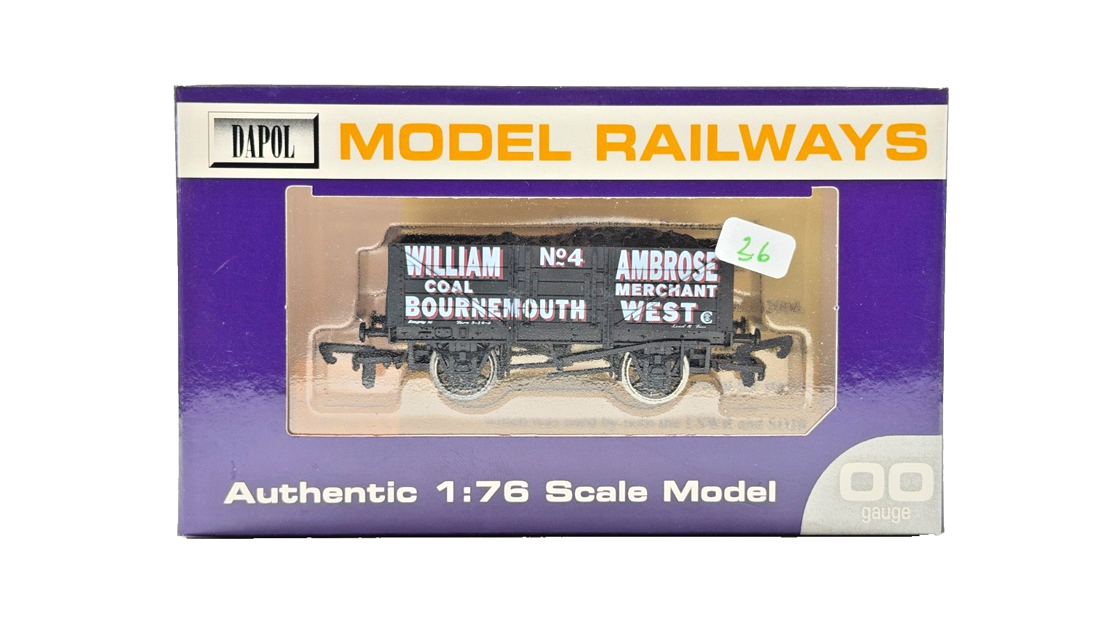 DAPOL 00 GAUGE - WILLIAM AMBROSE COAL MERCHANT BOURNEMOUTH 4 (LIMITED EDITION)
