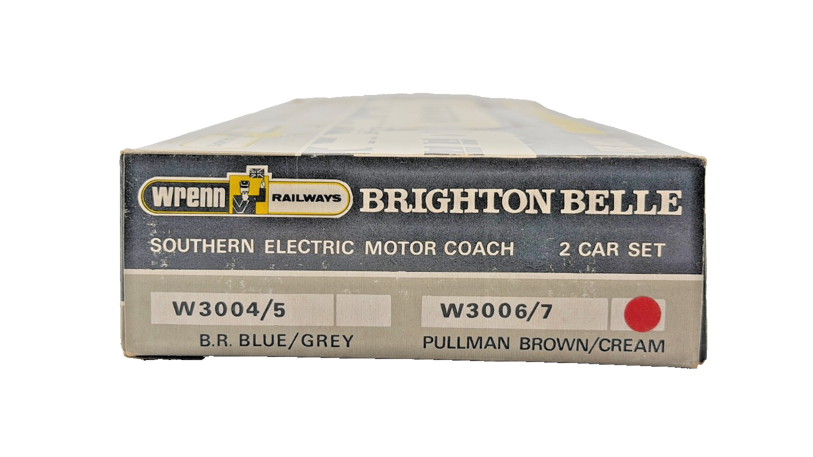 WRENN OO GAUGE - W3006/7 - BRIGHTON BELLE PULLMAN BROWN CREAM 2 CAR SET MINT