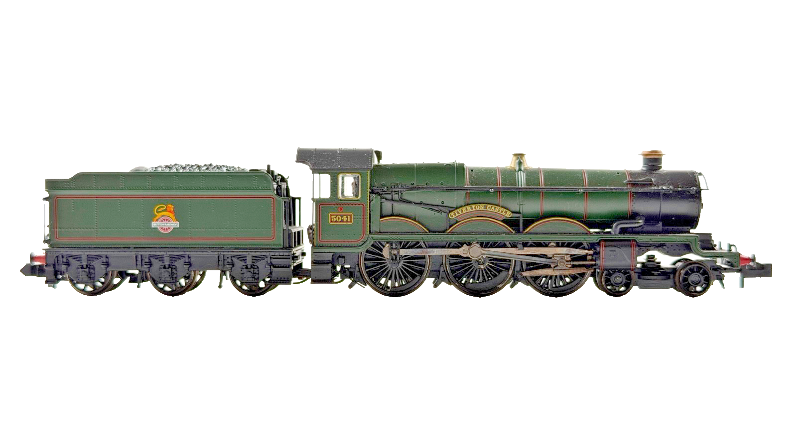GRAHAM FARISH N GAUGE - 372-031 - CASTLE CLASS 5041 'TIVERTON CASTLE' BR GREEN