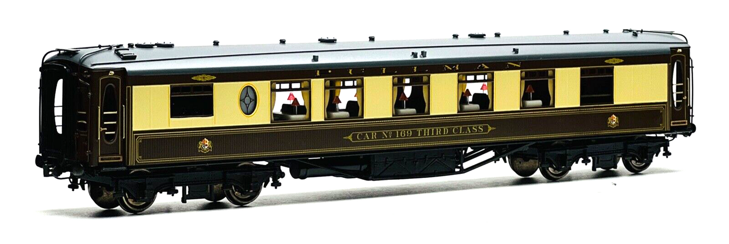 GOLDEN AGE MODELS 00 GAUGE - 2-B 3RD CLASS 'CAR NO.169' BRASS PULLMAN COACH