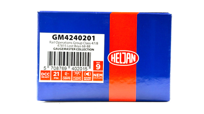 HELJAN 00 GAUGE - GM4240201 - CLASS 47/8 DIESEL 47815 ROG LOST BOYS 66-88 - NEW