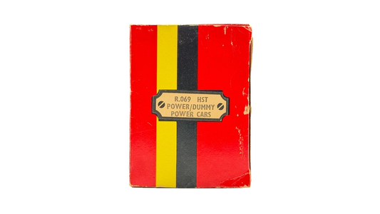 HORNBY 00 GAUGE - R069 - BR BLUE YELLOW HIGH SPEED TRAIN HST POWER/DUMMY TWIN