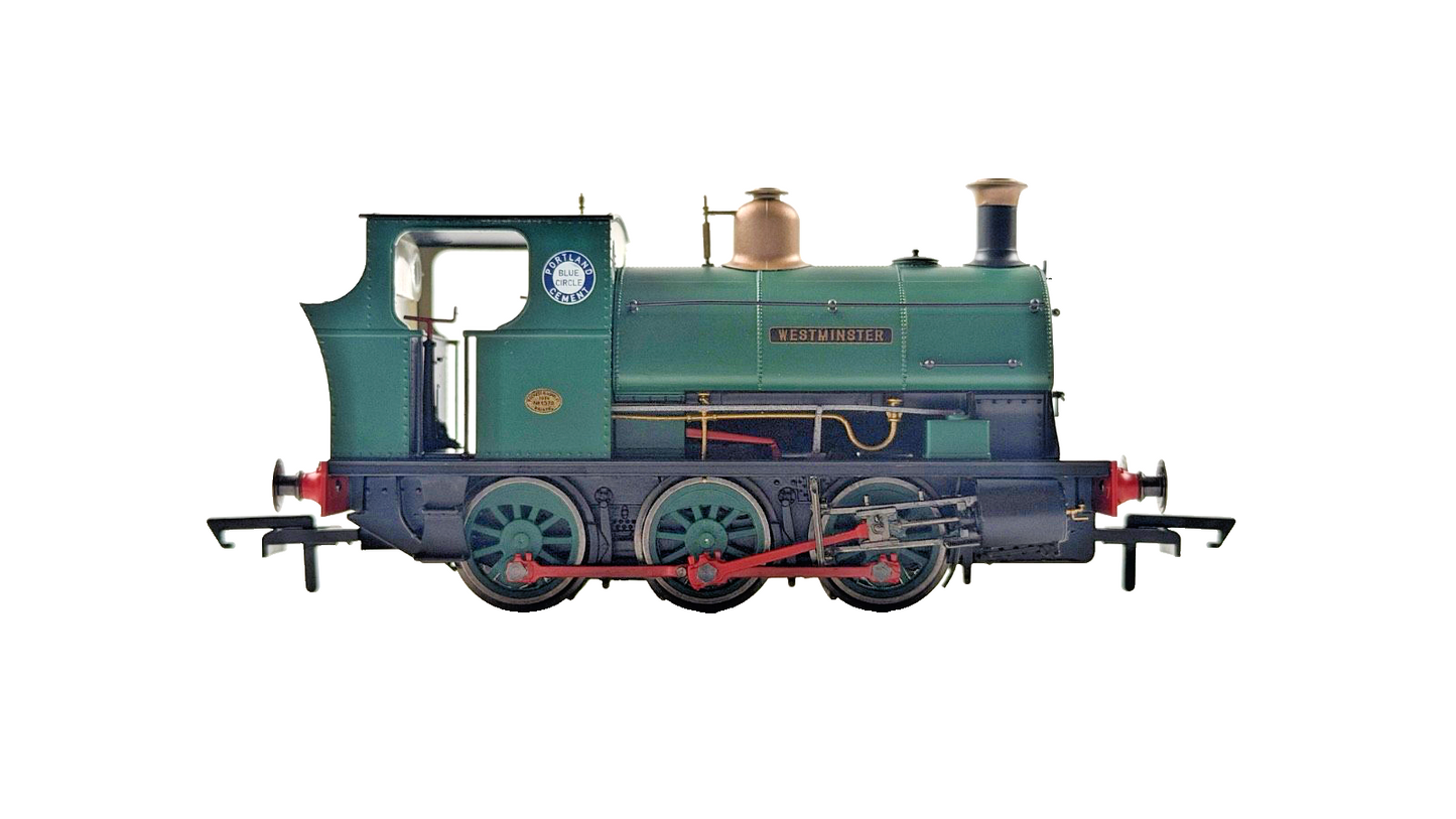 HORNBY OO GAUGE - R3694 - PECKETT B2 BLUE CIRCLE PORTLAND CEMENT 'WESTMINSTER'