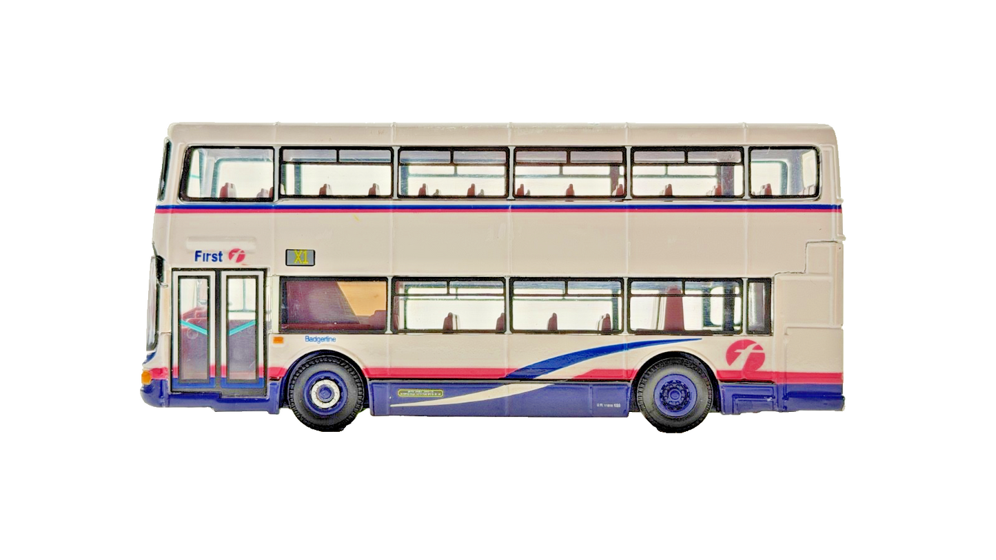 CORGI 1/76 SCALE - PALATINE II FIRST BUS BADGERLINE WESTON SUPER MARE UNBOXED #1