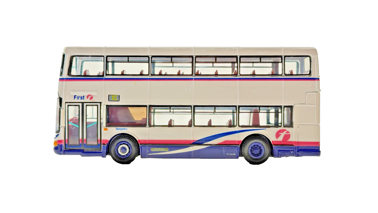 CORGI 1/76 SCALE - PALATINE II FIRST BUS BADGERLINE WESTON SUPER MARE UNBOXED #1
