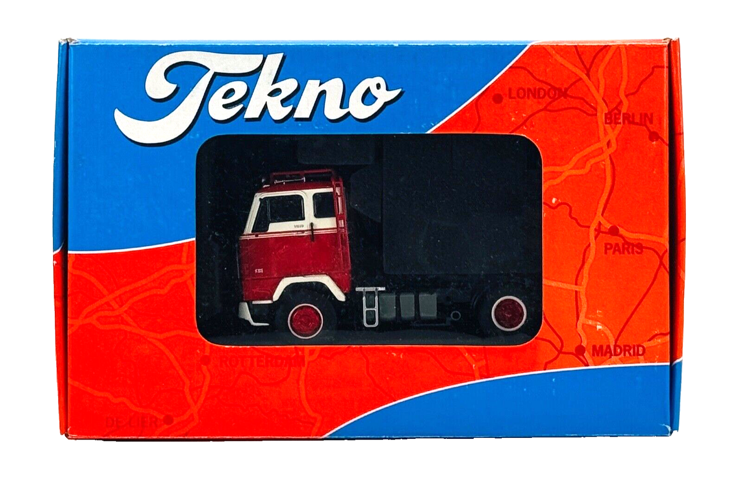 TEKNO 1/50 SCALE - 68025 - VOLVO F89 4X2 RED CAB UNIT (BASIC PLUS) - BOXED