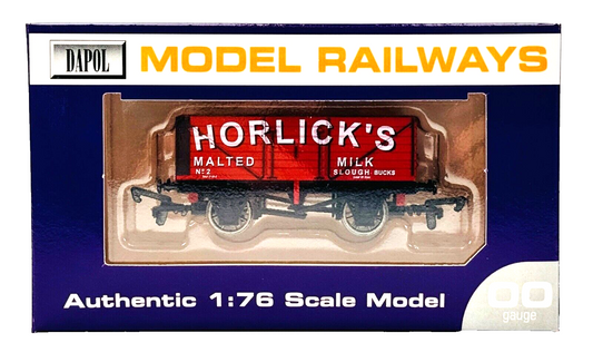 DAPOL 00 GAUGE - HORLICK'S MALTED MILK SLOUGH BUCKS WAGON NO.2 (LIMITED EDITION)