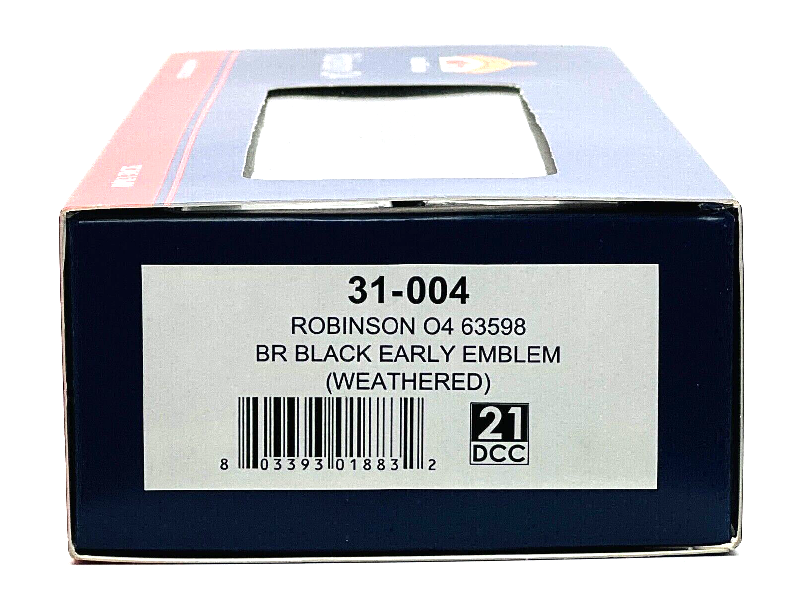 BACHMANN 00 GAUGE - 31-004 - ROBINSON O4 63598 BR BLACK EARLY EMBLEM (WEATHERED)