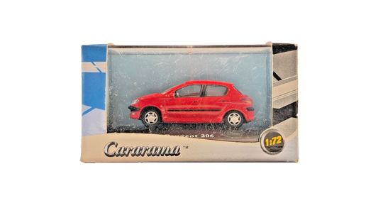CARARAMA 1/72 SCALE - PEUGEOT 206 RED - BOXED