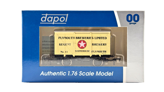 DAPOL 00 GAUGE - PLYMOUTH BREWERIES STONEHOUSE VENT VAN NO.11 (LIMITED EDITION)