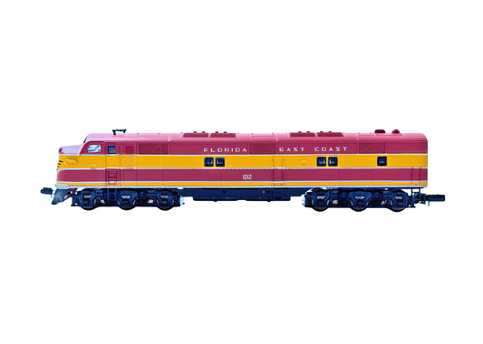 LIFE LIKE N GAUGE - 7029 - E7 LOCOMOTIVE FLORIDA EAST COAST A UNIT #1012 BOXED