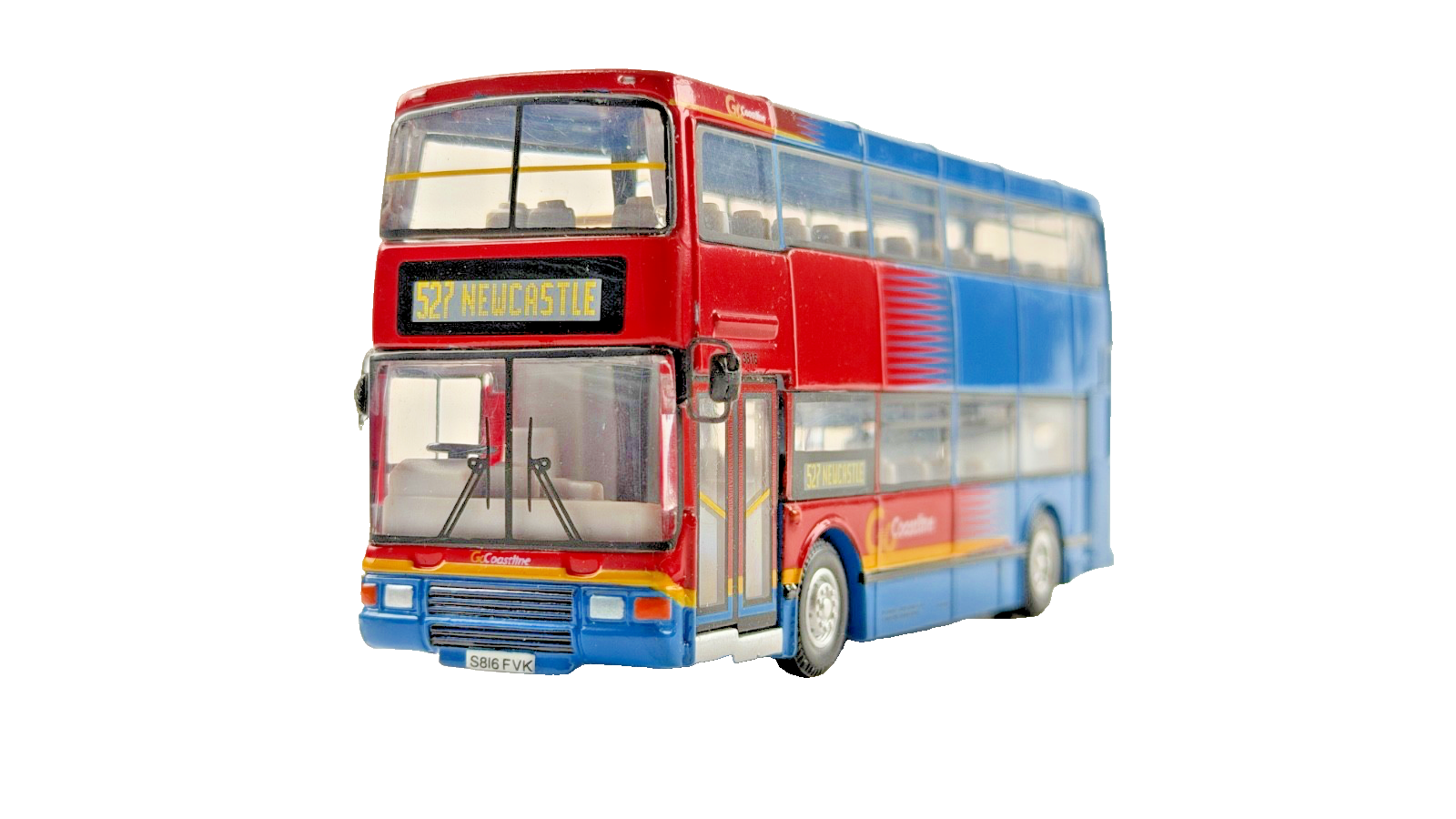 CORGI 1/76 SCALE - PLAXTON PALATINE GO COASTLINE NEWCASTLE BUS UNBOXED