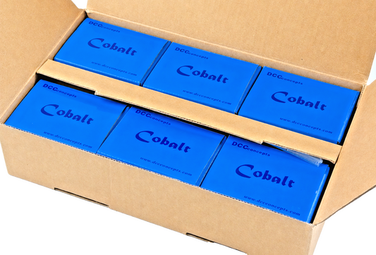 DCC LAYOUT CONCEPTS PACK OF 6 COBALT SLOW ACTION ANALOGUE POINT MOTORS - NEW