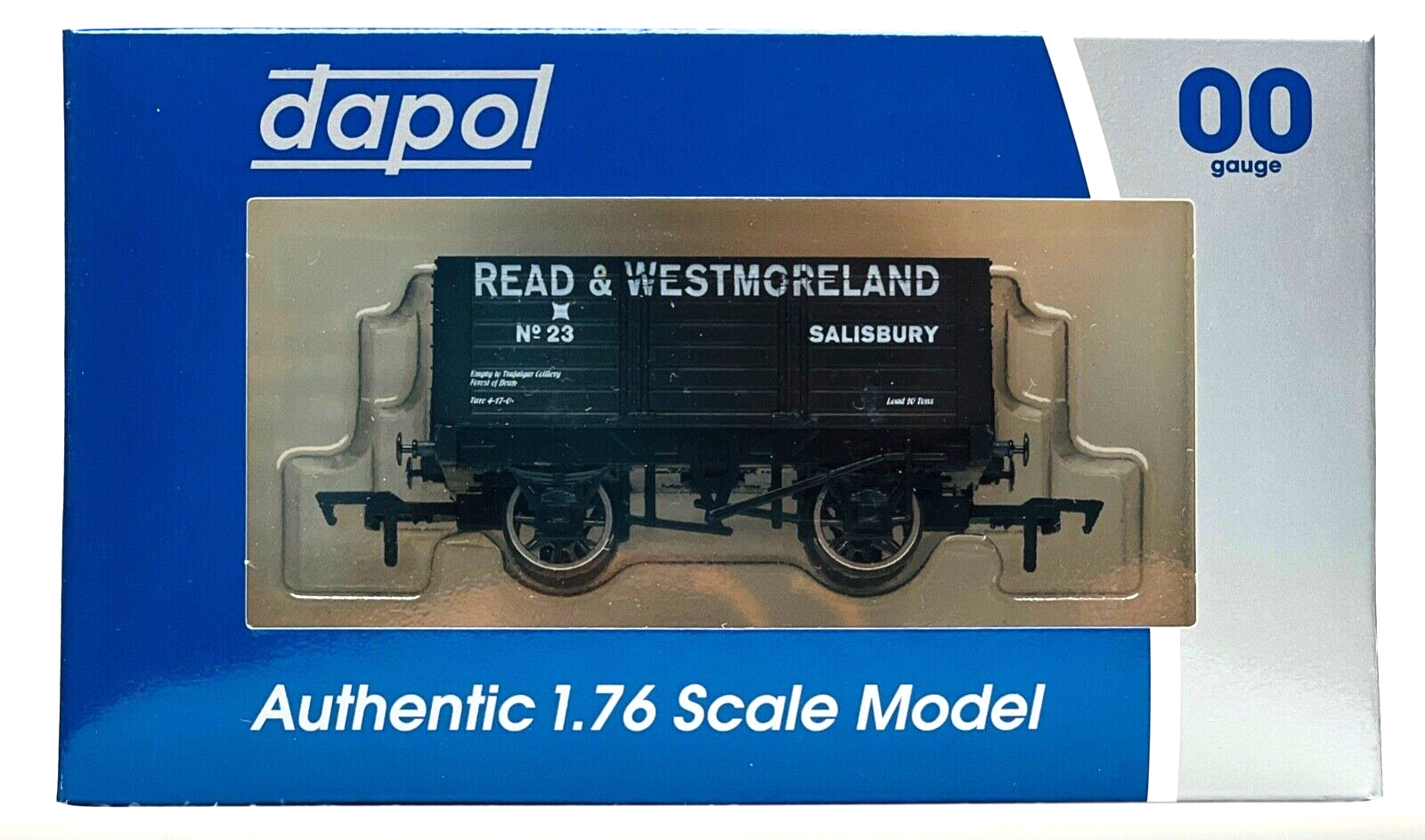 DAPOL 00 GAUGE - READ & WESTMORELAND SALISBURY 7 PLANK NO.85 (WESSEX WAGONS)