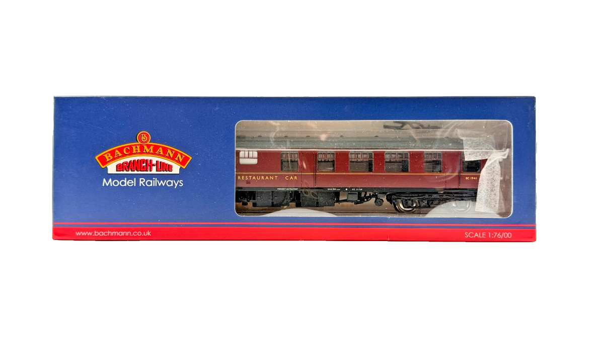 BACHMANN OO GAUGE - 39-101C - BR MK1 RU COACH ER RESTAURANT UNCLASSIFIED MAROON