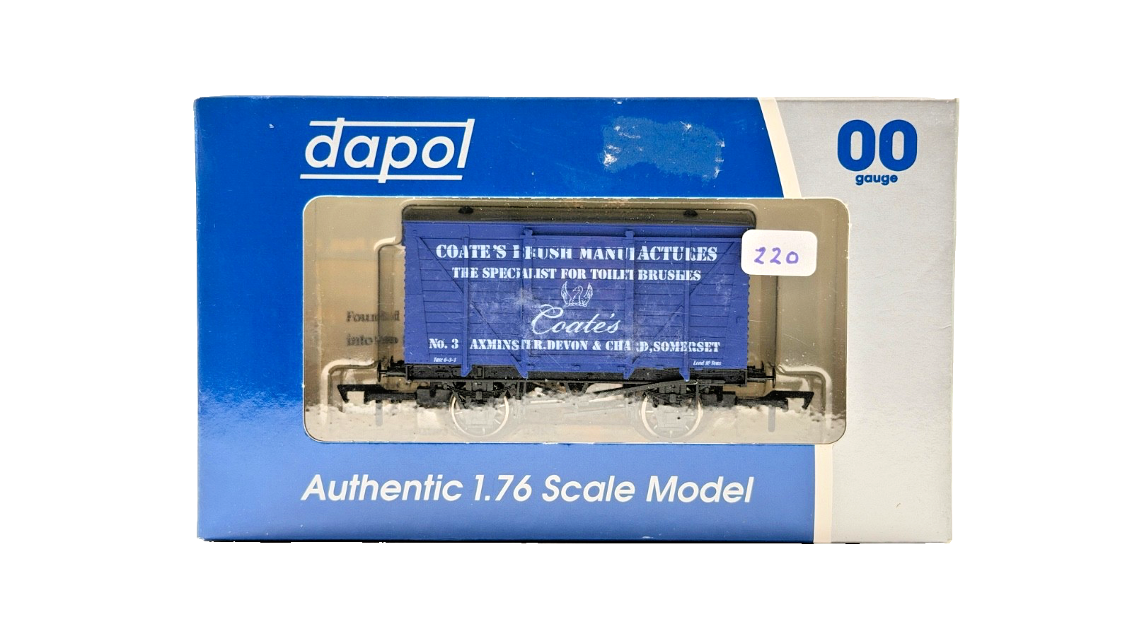 DAPOL 00 GAUGE - COATE'S BRUSH MANUFACTURERS AXMINSTER DEVON 3 (LIMITED EDITION)