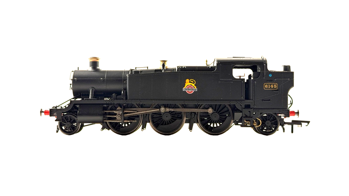 HORNBY OO GAUGE - R3723 - EARLY BR BLACK CLASS 61XX LARGE PRAIRIE 2-6-2T 6145