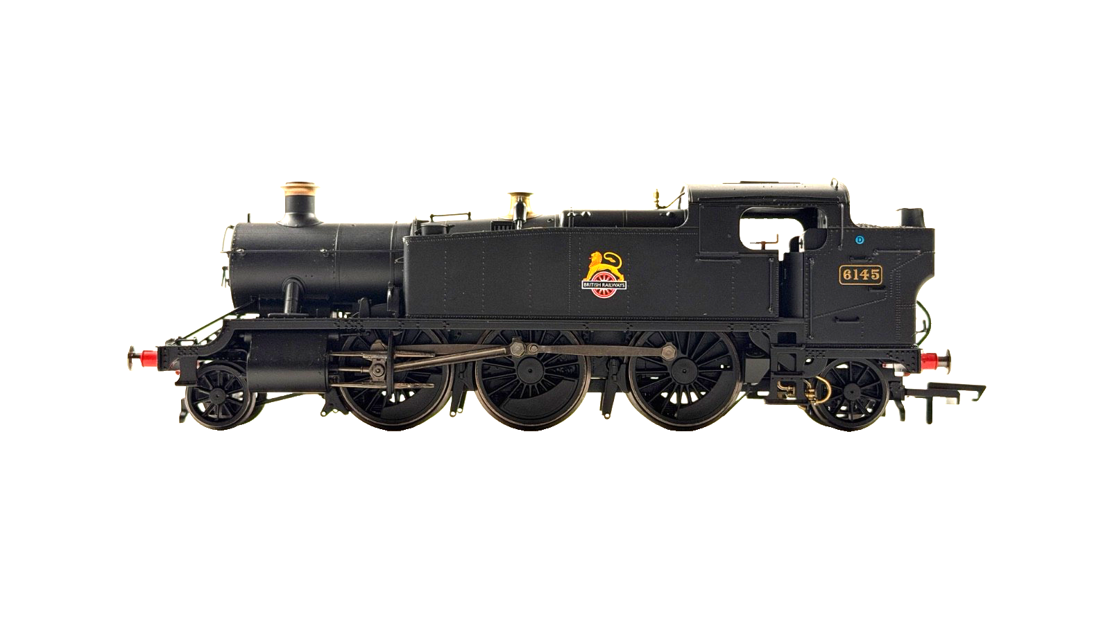 HORNBY OO GAUGE - R3723 - EARLY BR BLACK CLASS 61XX LARGE PRAIRIE 2-6-2T 6145